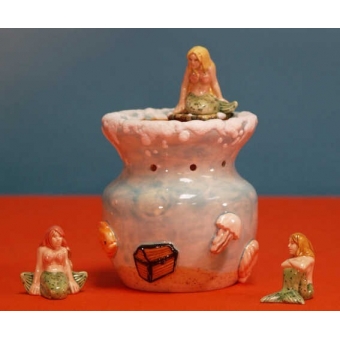 Plaster Molds - Mermaid Tart Warmer Sitters